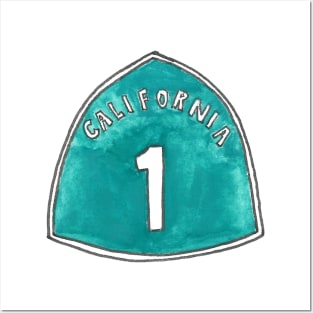 Los Angeles Icons: California State Route 1 Posters and Art